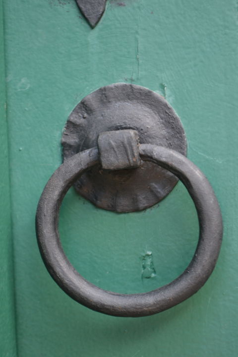Fotografia intitulada "Door Knocker Ouro P…" por Panta, Obras de arte originais, Fotografia Não Manipulada
