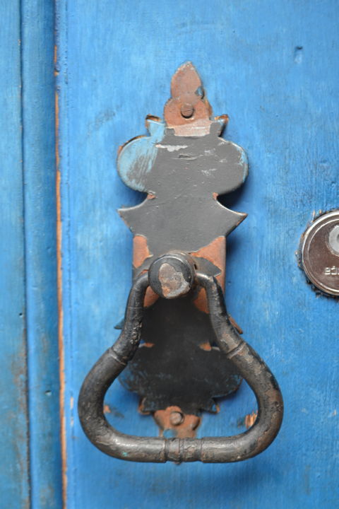 Fotografia intitulada "Door Knocker Ouro P…" por Panta, Obras de arte originais, Fotografia digital