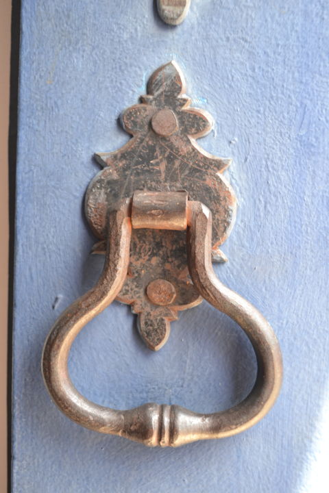 Fotografia intitulada "Door Knocker Ouro P…" por Panta, Obras de arte originais, Fotografia Não Manipulada