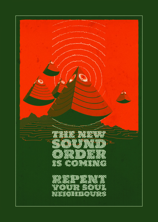 「The New Sound Order」というタイトルのデジタルアーツ Panurgeによって, オリジナルのアートワーク, その他