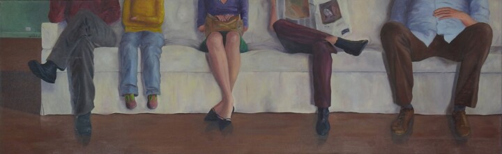 Pintura titulada "Espera I" por Paola D'Ambrosio, Obra de arte original, Oleo