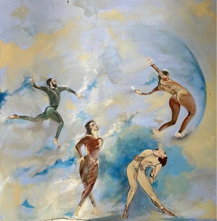Pittura intitolato "Creature" da Paola Greco, Opera d'arte originale, Acrilico