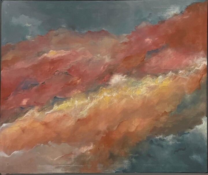 Pittura intitolato "Nebulosa" da Paola Greco, Opera d'arte originale, Acrilico