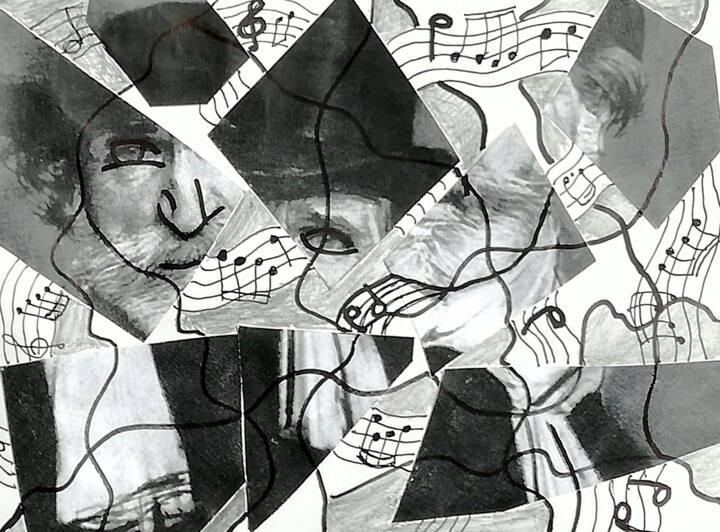 "Omaggio a Verdi" başlıklı Tablo Paolo Avanzi tarafından, Orijinal sanat, Işaretleyici