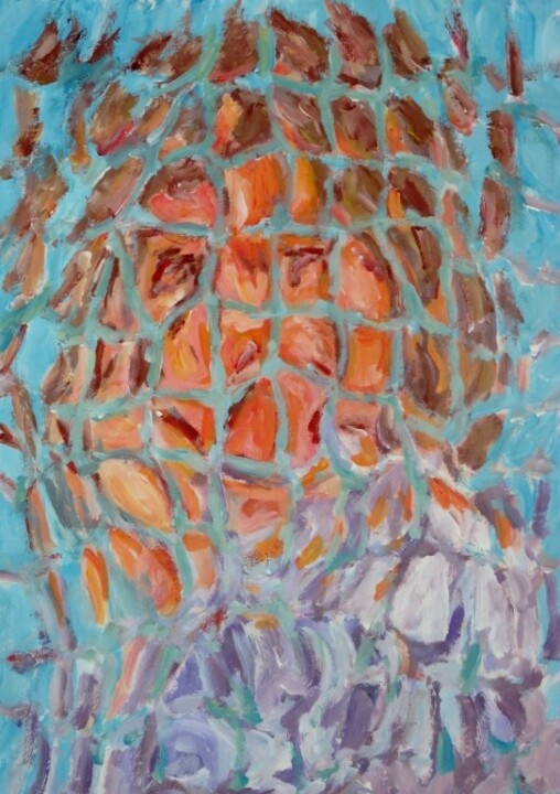 Pintura titulada "Studio di volto" por Paolo Avanzi, Obra de arte original, Oleo