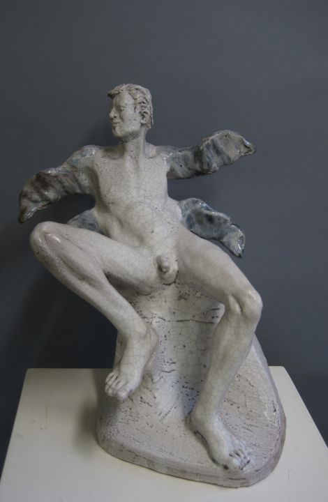 Γλυπτική με τίτλο "Alchimie di corpi 2…" από Paolo Camporese, Αυθεντικά έργα τέχνης, Κεραμικά