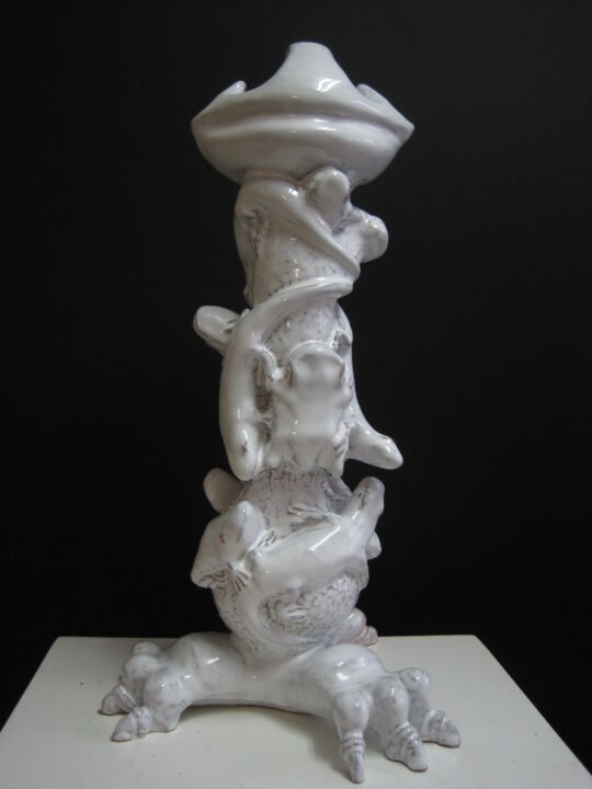 Sculpture titled "Rinascimento" by Paolo Camporese, Original Artwork, Ceramics