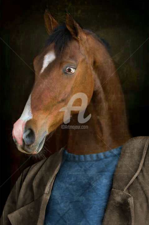 Digital Arts titled "Bojack" by Paolo Gallo, Original Artwork, Photo Montage