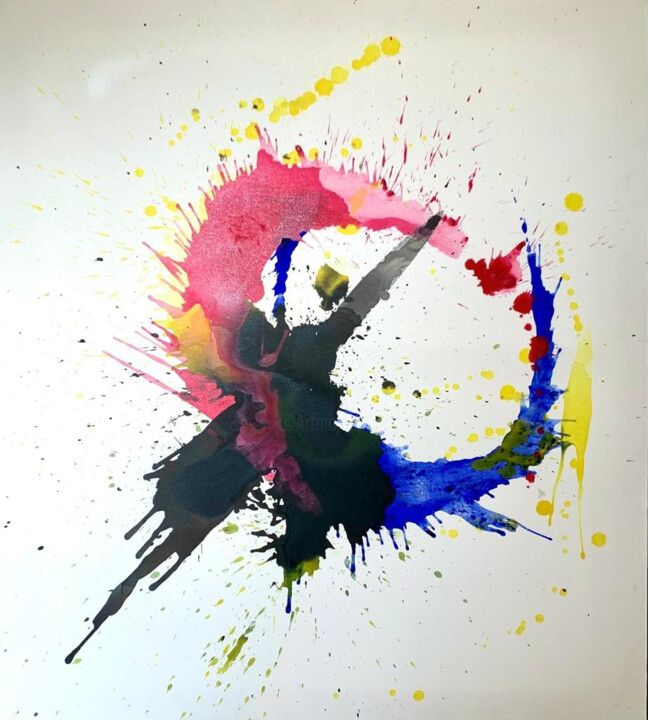 Pintura titulada "Freccia" por Paolo Amoretti, Obra de arte original, Acrílico Montado en Bastidor de camilla de madera