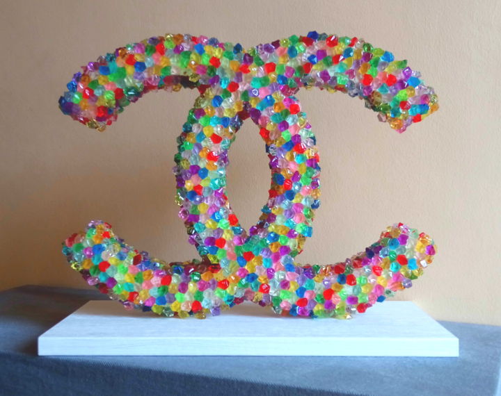 Sculpture titled "CoColor" by Paolo Luino, Original Artwork, Resin