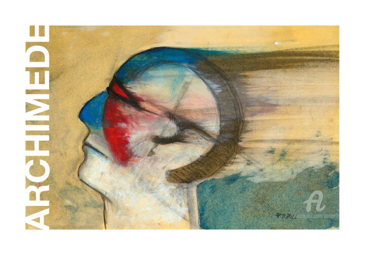 Incisioni, stampe intitolato "ARCHIMEDE" da Paolo Rizzi, Opera d'arte originale, Stampa digitale