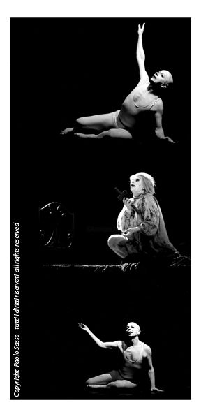 Fotografia intitolato ""Lindsay Kemp e ami…" da Paolo Sasso, Opera d'arte originale