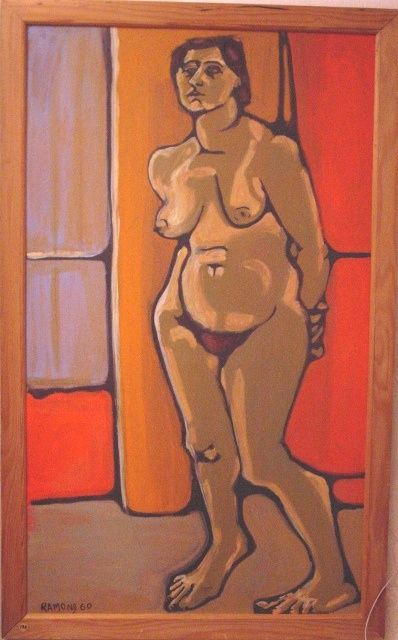 Peinture intitulée "Nue.jpg" par Andre Ramond, Œuvre d'art originale