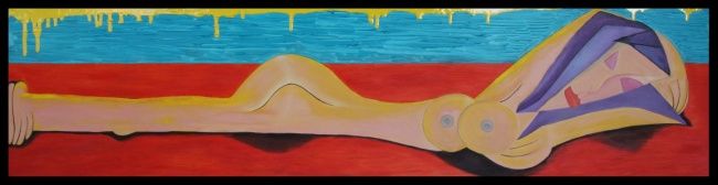 Painting titled "Solarium" by Gallery Papen, Original Artwork, Oil