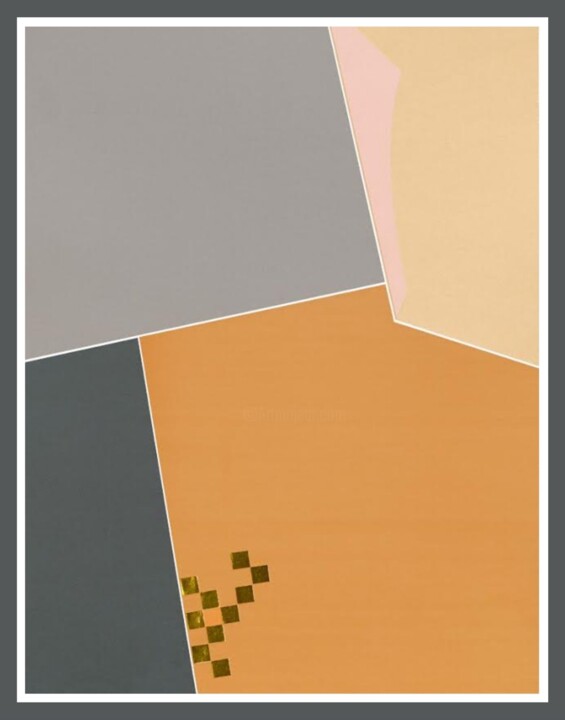 Gravures & estampes intitulée "Bronze nuancer II" par Paperart, Œuvre d'art originale, Impression numérique