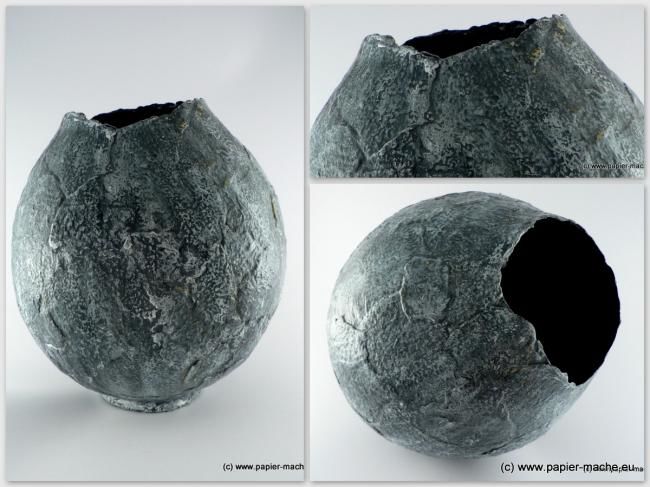 Скульптура под названием "Papier mache bowl -…" - Joanna Jedrzejewska, Подлинное произведение искусства, Мультимедиа