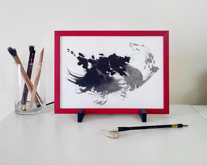 Design titled "Lampe Calligraphie.…" by Papiers D'Aurore, Original Artwork, Luminaire