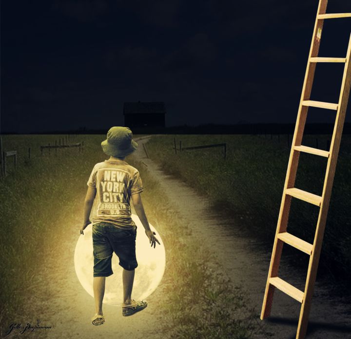Digital Arts titled "Where is my hom" by Gilles Papineau, Original Art, 2D Digital Work