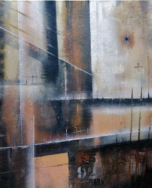 Peinture intitulée "Sealand..." par Philippe Paquet, Œuvre d'art originale, Acrylique
