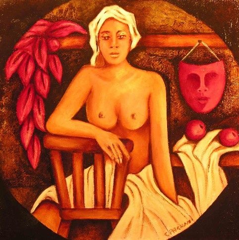 Peinture intitulée "Nudo" par Gino Paradisi, Œuvre d'art originale