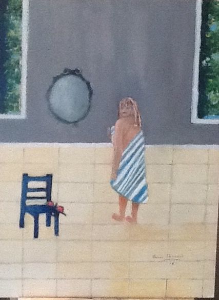 Painting titled "image.jpeg" by Nicole Paradis, Original Artwork, Oil