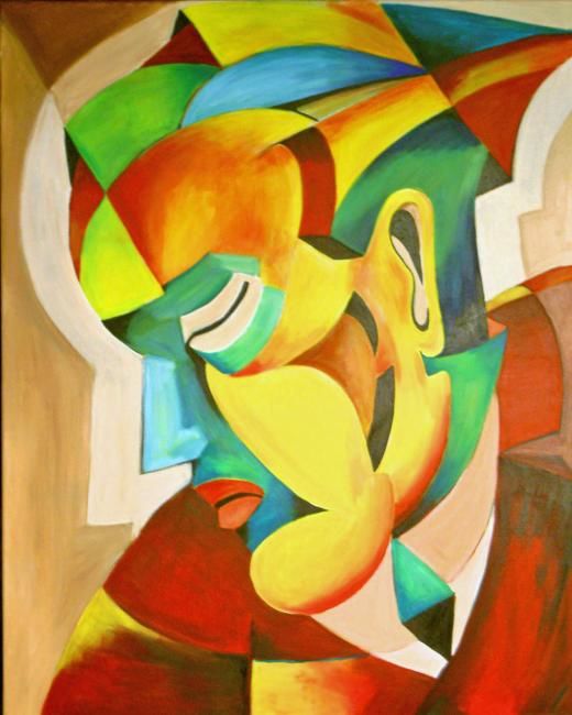 Painting titled "Méditation" by Daniel Et Evelyne Pâris, Original Artwork