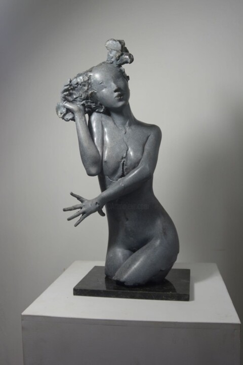 Rzeźba zatytułowany „Orioles” autorstwa Jiyou Piao, Oryginalna praca, Odlew