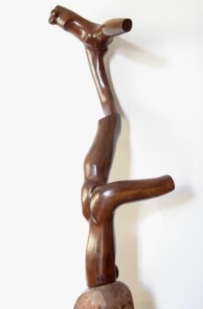 Escultura intitulada "Equilibristas (made…" por Aníbal Ruivo, Obras de arte originais