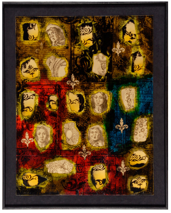 Collages intitulée "reliques-2.jpg" par Pascal Bouchet-Spiegel, Œuvre d'art originale, Autre