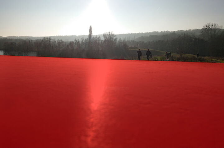 Fotografía titulada "WALK ON THE RED SEA" por Pascal Carro (PKRO), Obra de arte original, Fotografía digital