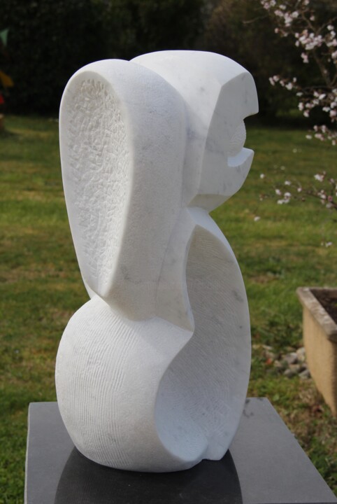Sculpture intitulée "Remake semplice 2020" par Pascal Cavalli, Œuvre d'art originale, Pierre