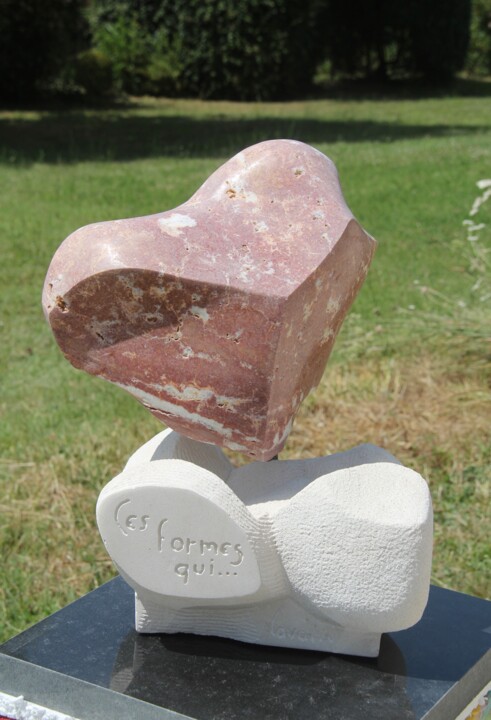雕塑 标题为“23 073 Ces formes q…” 由Pascal Cavalli, 原创艺术品, 石