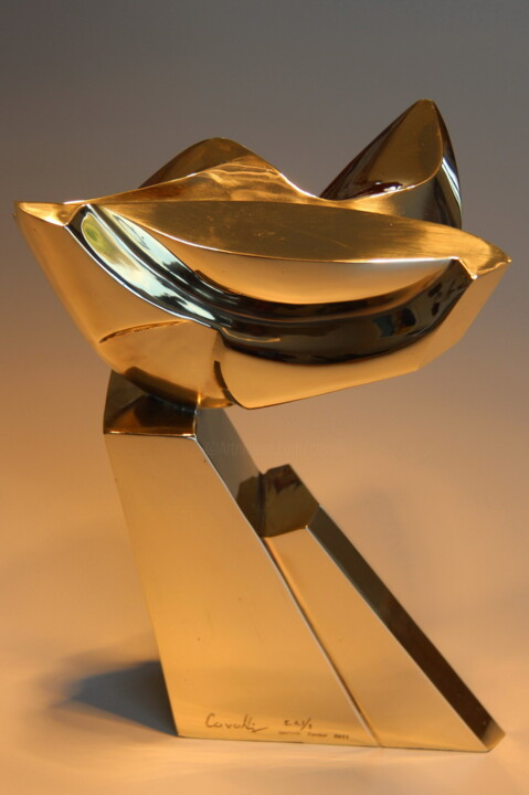 Sculpture intitulée "Elégante" par Pascal Cavalli, Œuvre d'art originale, Bronze