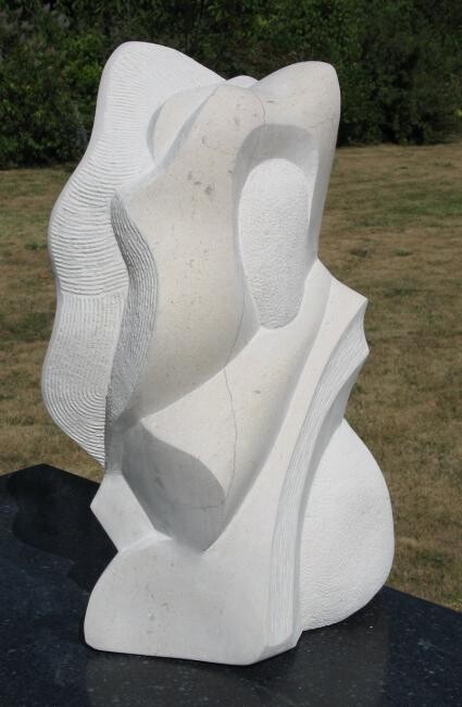 「Striato」というタイトルの彫刻 Pascal Cavalliによって, オリジナルのアートワーク, ストーン