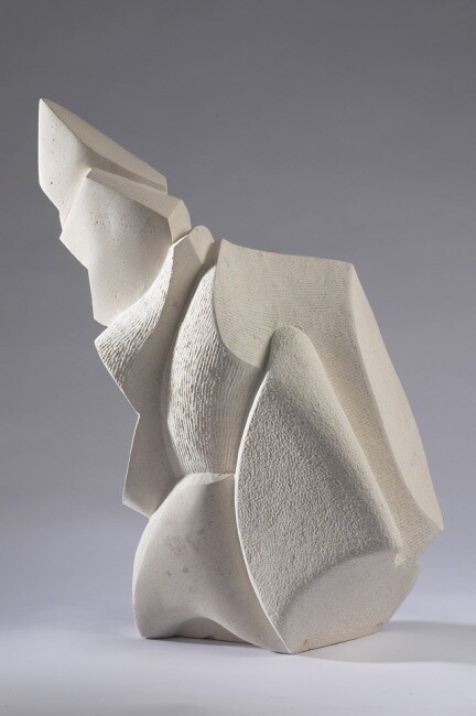 Rzeźba zatytułowany „1106 Ucello” autorstwa Pascal Cavalli, Oryginalna praca, Kamień