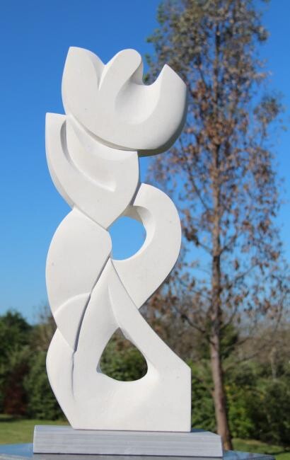 Sculpture intitulée "Silhouette" par Pascal Cavalli, Œuvre d'art originale, Pierre