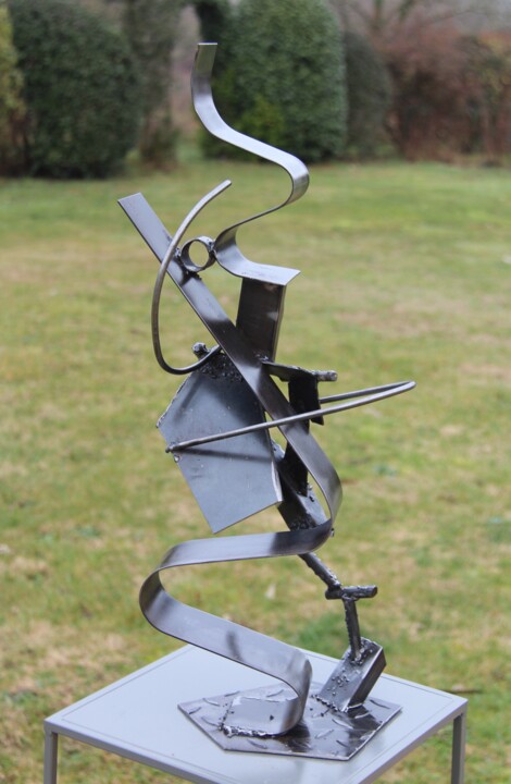 Sculpture intitulée "2016 1 Silhouette" par Pascal Cavalli, Œuvre d'art originale, Métaux