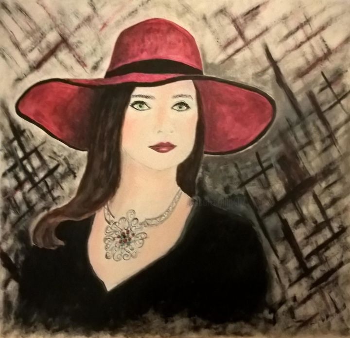 Drawing titled "Ruby" by Pascal Collin, Original Artwork