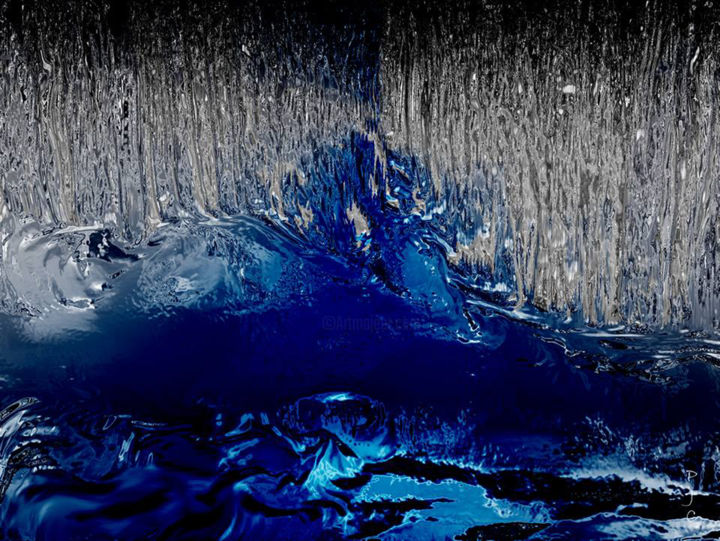 Arts numériques intitulée "waterone" par Pjc, Œuvre d'art originale