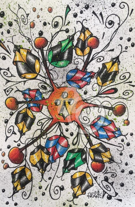 Dessin intitulée "Bretagne" par Pascal Kowalewski (PK29), Œuvre d'art originale, Crayon
