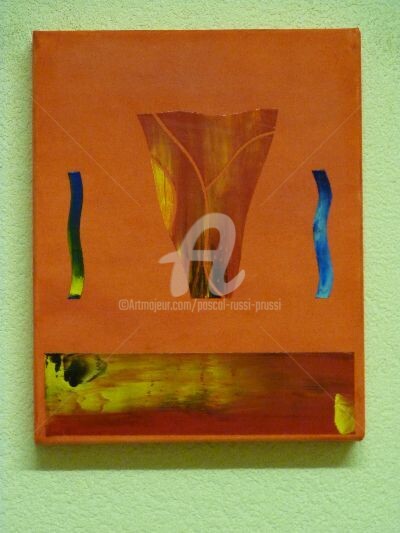 제목이 "Offrande. 09"인 미술작품 Pascal Russi (PRussi)로, 원작, 기름