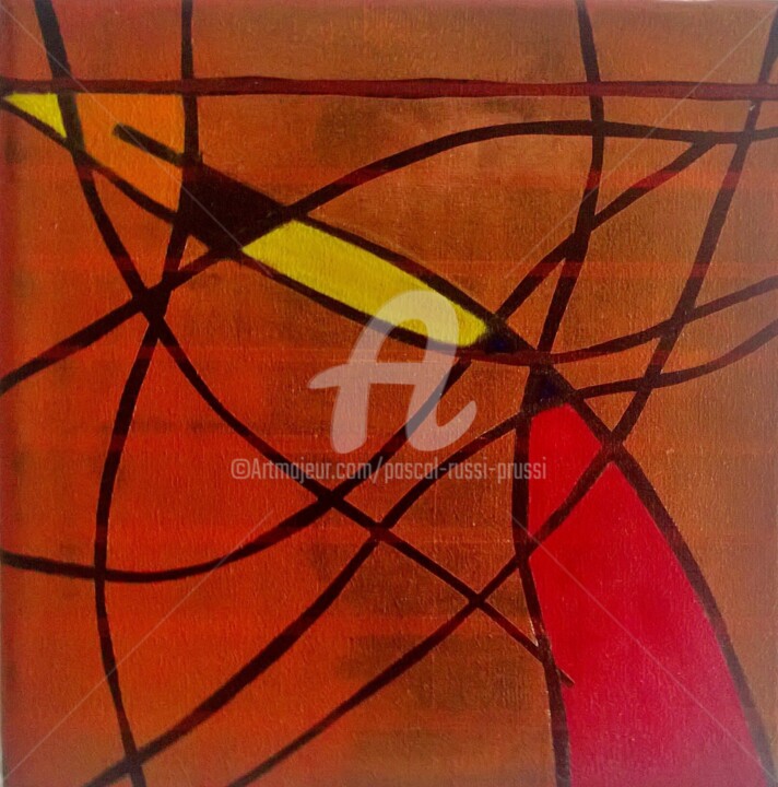 Painting titled "En toute transparen…" by Pascal Russi (PRussi), Original Artwork, Acrylic