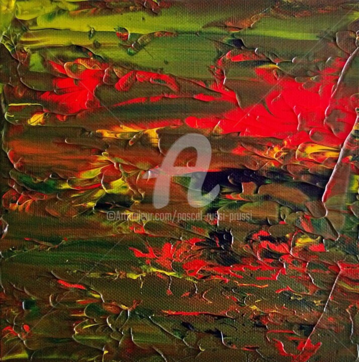 Painting titled "Les âmes perdues. 2…" by Pascal Russi (PRussi), Original Artwork, Acrylic