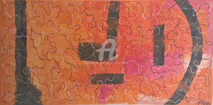 Malerei mit dem Titel "24,Les fantaisies e…" von Pascal Russi (PRussi), Original-Kunstwerk, Acryl
