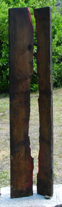 Sculpture intitulée "Sculpure Déchirure" par Pascal Thomas, Œuvre d'art originale