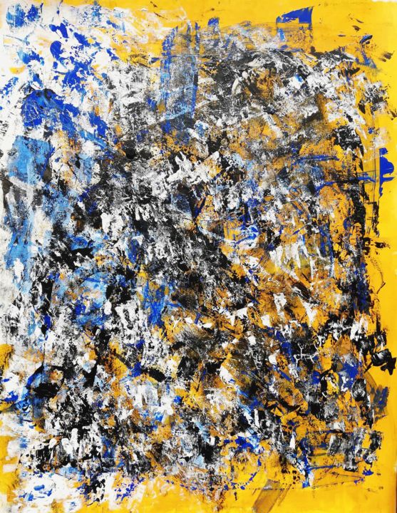 Painting titled "GRIVO" by Pascal Walter, Original Art, Acrylic