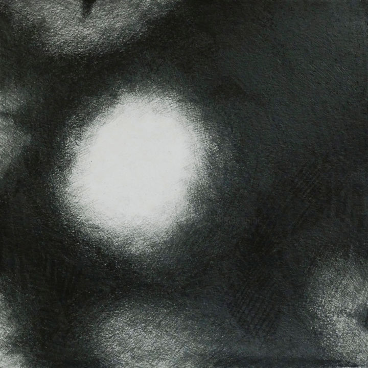 「Moisson d'ombres 2」というタイトルの描画 Pascale Aurignacによって, オリジナルのアートワーク, 鉛筆