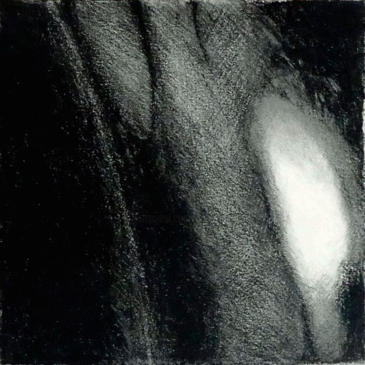 Dessin intitulée "Moisson d'ombres 3" par Pascale Aurignac, Œuvre d'art originale, Crayon