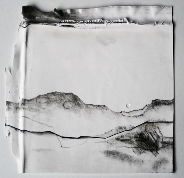 Drawing titled "jour 89 - 23.01.2013" by Pascale Aurignac, Original Artwork, Graphite