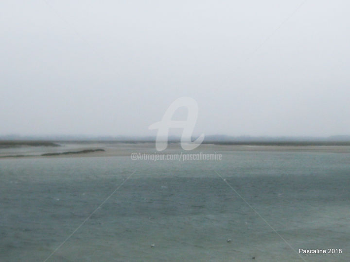 Photographie intitulée "Vue sur la baie de…" par Pascaline, Œuvre d'art originale, Photographie numérique